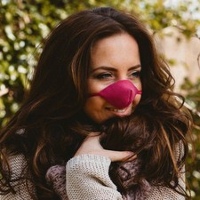 Nose Warmer Hot Pink Fleece |