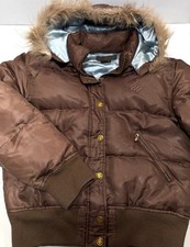 Rocawear Y2K Brown Down Puffer