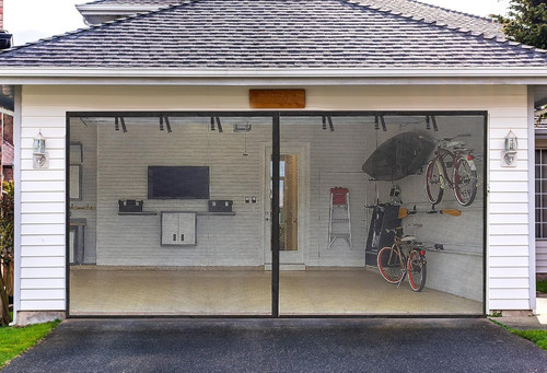 Garage screen doors for car - screen,