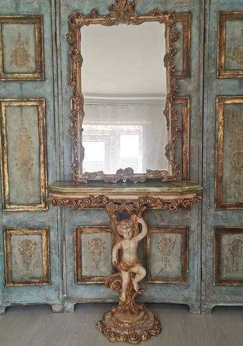 Beautiful console table and - console,