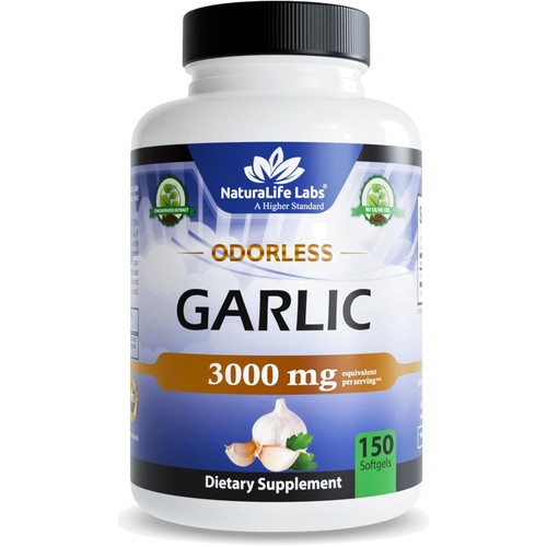 High potency odorless garlic - high-potency,