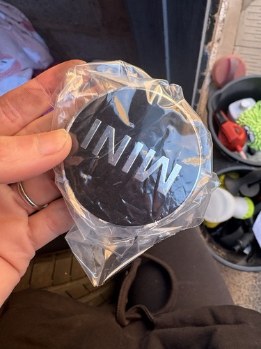 Black mini cooper - cooper, caps