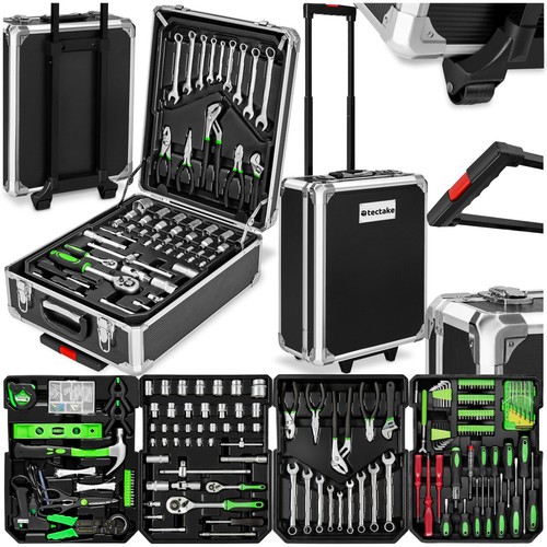Aluminium toolbox set - aluminium,