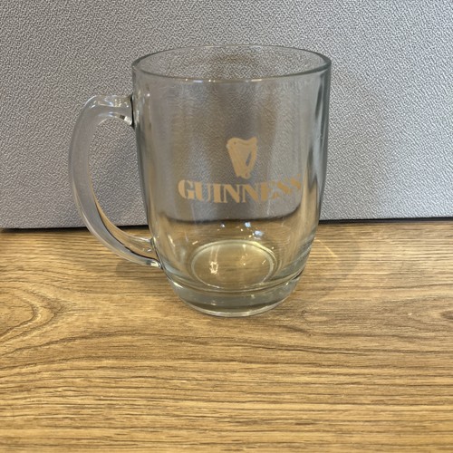 Guinness vintage glass tankard - guinness,