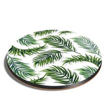 Round MDF Coaster Tropical