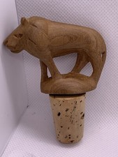 VTG HAND CARVED WOOD FIGURAL