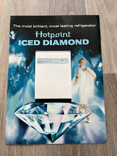 original large colour advert 1960 . hotpoint iced diamond & austinsuite