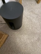 Sonos Sub Mini Subwoofer Black, Wireless, S2 App Compatible
