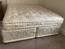king size bed used with mattress used
