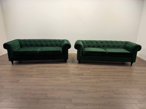 Pair chesterfield green - pair,