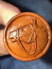 10 Light Brown Leather Horse