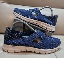 Skechers Stretch Woven Mary Jane Shoes Women’s UK Size 7