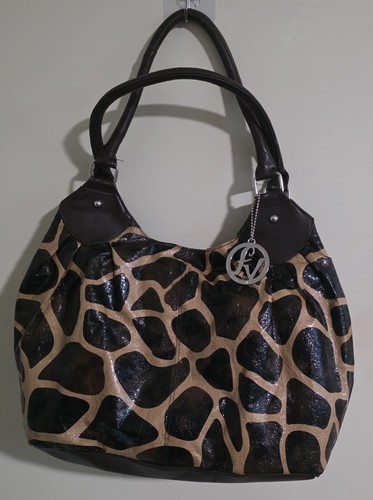 Brown animal print fortuna - brown,