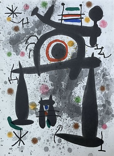 Joan miro vintage lithograph - vintage,
