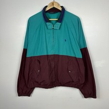 Polo Ralph Lauren Harrington Bomber Jacket, Colourblock Vintage Rare, Mens XL