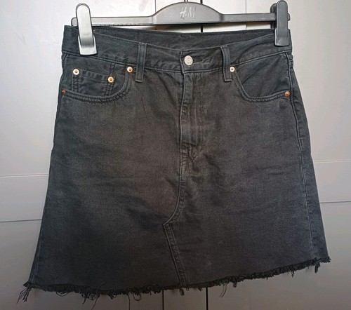 Levis black denim skirt - levis,