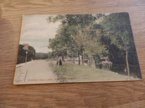 Postcard powder mill lane - postcard,