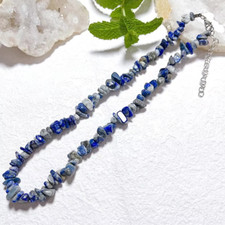 Chip Bead Natural Crystal Adjustable Necklace