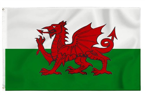 5x3ft large welsh dragon flag - 5x3ft,