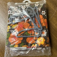 Vintage Sun Lounger Cover, Hooks & Bands Standard Size Floral  Campervan VW