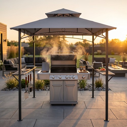 Premium outdoor bbq gazebo - outdoor,