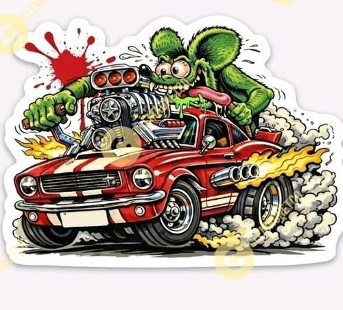 Classic mustang rat fink - classic,