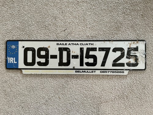 Number license plate ireland - license,