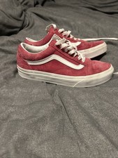 Pink Suede Vans Size 5 Men 6.5 Women