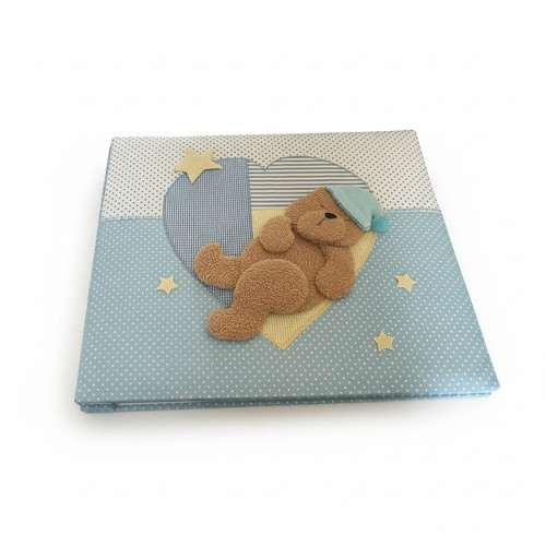 Luxury baby boy bear - boy, 12"x12"