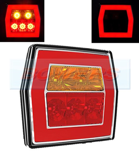 12v 24v neon - rear, square