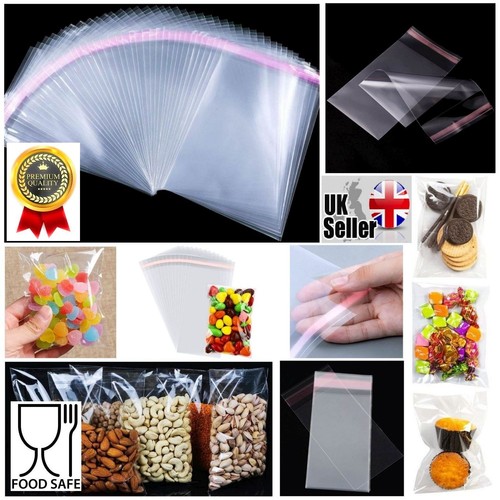 Clear cello bags - clear,