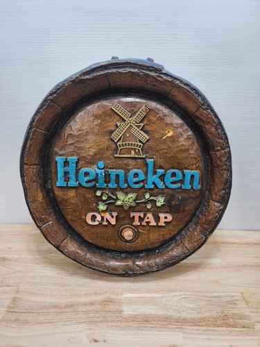 Vintage heineken tap - tap, foam