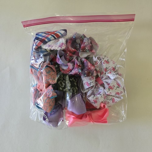 Handmade ribbon hairbows grab - hairbows-,