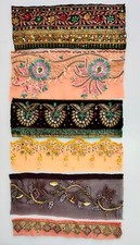 6 Sari/Saree Edging 10' Strips