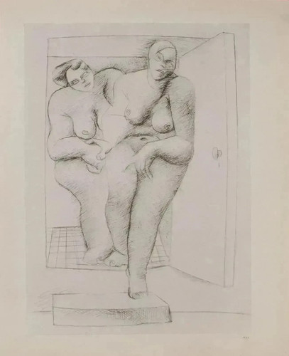 Corbusier two women - le,