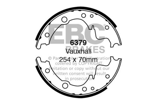 Ebc 6379 brake shoe set - 6379,