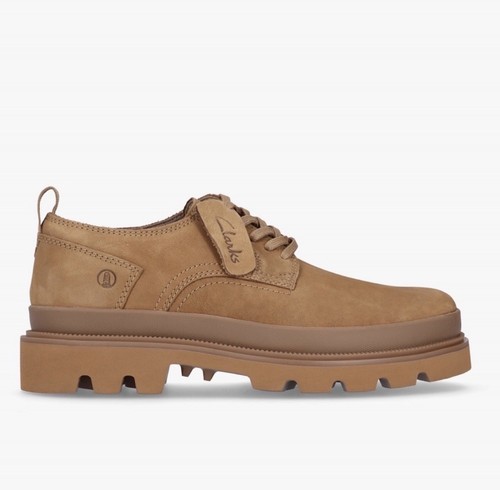 Clarks mens badell lace - clarks, dark