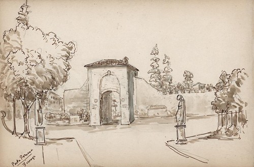 Porta romana firenze - porta,