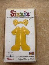 Sizzix medium Die, Die Cutter doll bedtime bear 38-0111