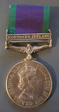  CAMPAIGN SERVICE Northern Ireland Medal RAF LAC R.JONES E8110393