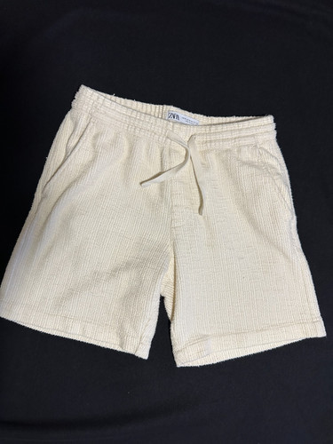 Zara cream high waist ribbed - high,