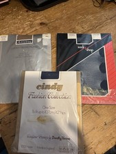 Tights Joblot Fashion 3 Lot Aristoc Sock Shop and Cindy Vintage 1980s New soft 