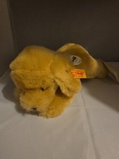 Steiff Lumpi  Golden Retriever Puppy 9 Soft Toy With Label & Ear Stud 
