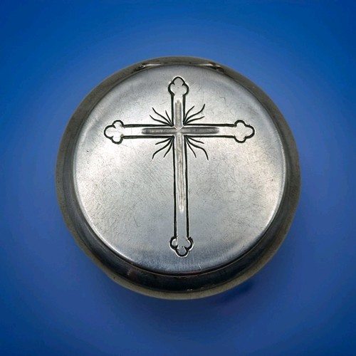 Vintage communion pyx box - vintage,