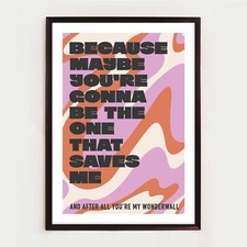 Wonderwall, Oasis, Song Lyric