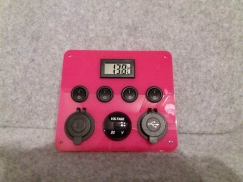 Barbie neon pink switch panel - pink,
