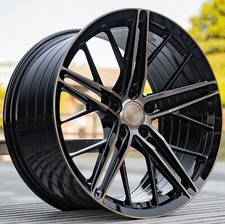 20" BMW 5 Series F10 F11 Riviera RF4 Dual Gloss Black 8.5j 10j Alloy Wheels X4