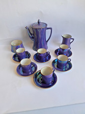 Carlton Ware LUSTRE in Purple 15 Piece Tea Set.