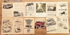 VAUXHALL CRESTA E SERIES   -   JOB LOT OF 10 VINTAGE ADVERTS - ORIGINAL