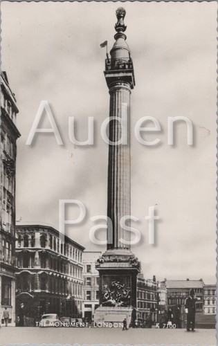London rppc the monument doric - london,